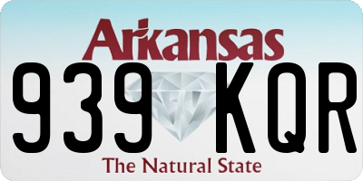 AR license plate 939KQR