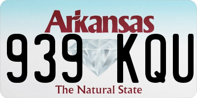 AR license plate 939KQU