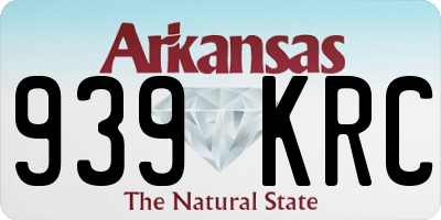 AR license plate 939KRC
