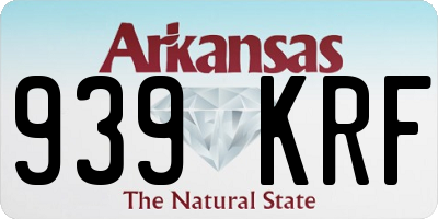AR license plate 939KRF
