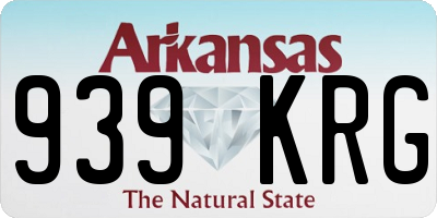 AR license plate 939KRG