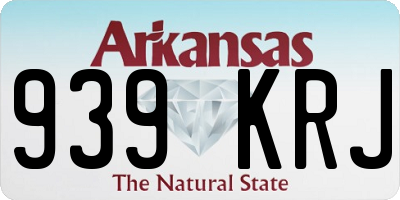 AR license plate 939KRJ