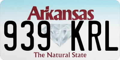 AR license plate 939KRL