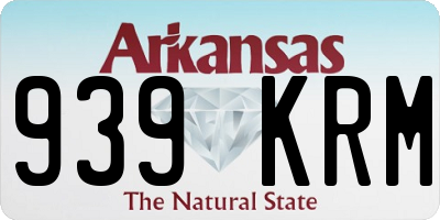 AR license plate 939KRM