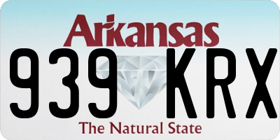 AR license plate 939KRX