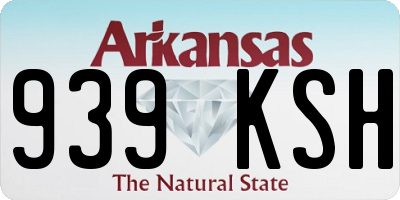 AR license plate 939KSH