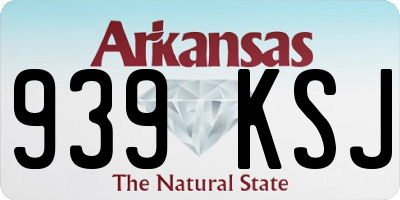 AR license plate 939KSJ