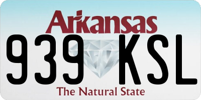 AR license plate 939KSL