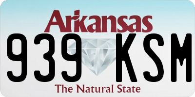 AR license plate 939KSM