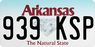 AR license plate 939KSP
