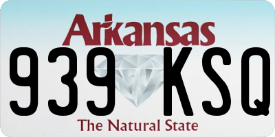 AR license plate 939KSQ
