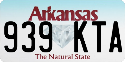 AR license plate 939KTA
