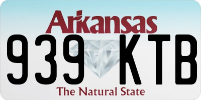 AR license plate 939KTB