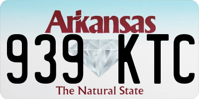AR license plate 939KTC
