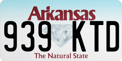 AR license plate 939KTD