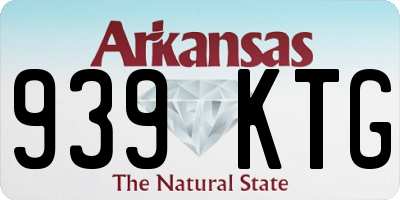 AR license plate 939KTG