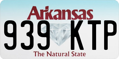 AR license plate 939KTP