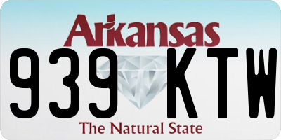 AR license plate 939KTW