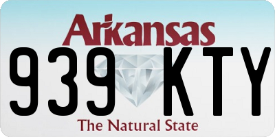 AR license plate 939KTY