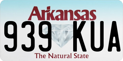 AR license plate 939KUA