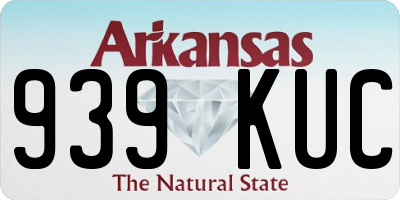 AR license plate 939KUC