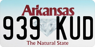 AR license plate 939KUD