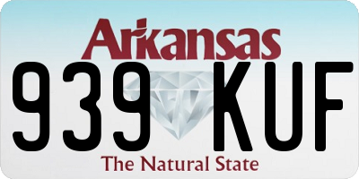 AR license plate 939KUF