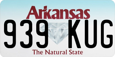AR license plate 939KUG