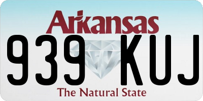AR license plate 939KUJ