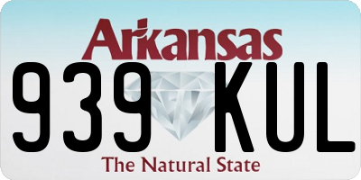 AR license plate 939KUL