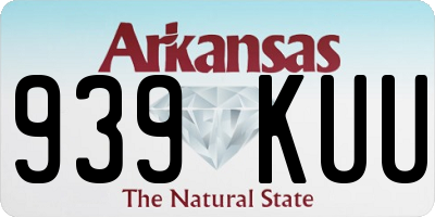 AR license plate 939KUU