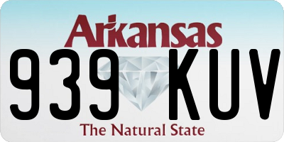 AR license plate 939KUV