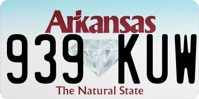 AR license plate 939KUW