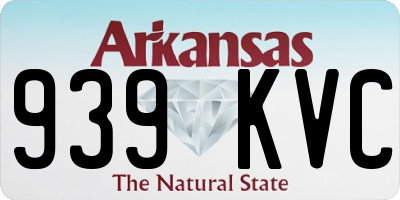 AR license plate 939KVC