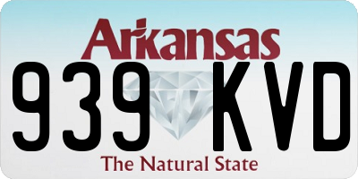 AR license plate 939KVD