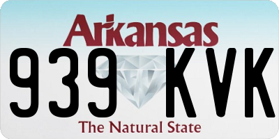 AR license plate 939KVK