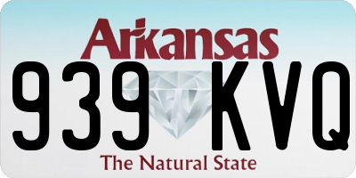 AR license plate 939KVQ
