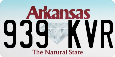 AR license plate 939KVR
