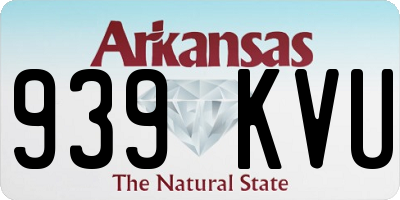 AR license plate 939KVU
