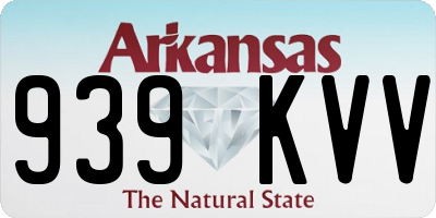 AR license plate 939KVV