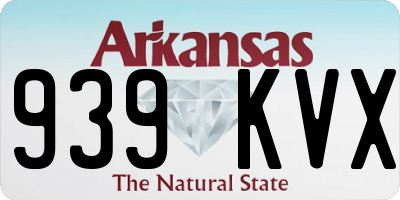 AR license plate 939KVX