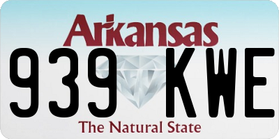 AR license plate 939KWE