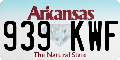 AR license plate 939KWF