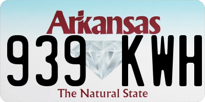 AR license plate 939KWH