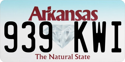 AR license plate 939KWI