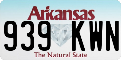 AR license plate 939KWN