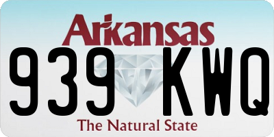 AR license plate 939KWQ