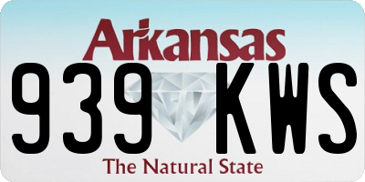 AR license plate 939KWS