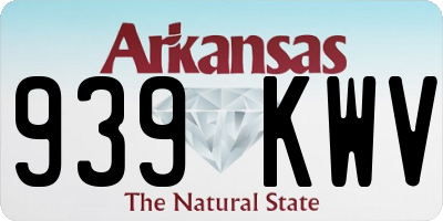 AR license plate 939KWV