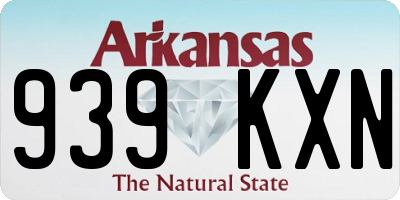 AR license plate 939KXN